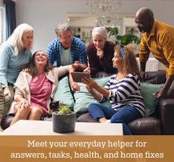 How Seniors Learn AI large-print book cover