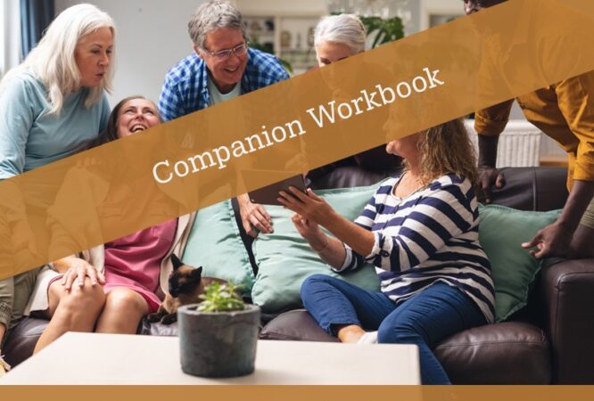 How Seniors Learn AI Companion Workbook large print cover